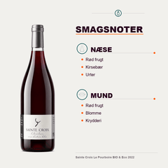 Domaine Sainte Croix Rødvin Sainte Croix Le Pourboire BIO & Eco 2022
