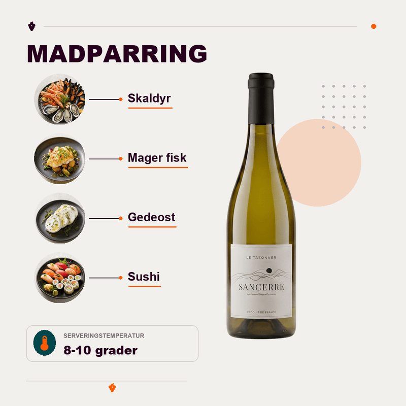 Maison Idiart Hvidvin Sancerre Le Tazonner Blanc AOP 2023