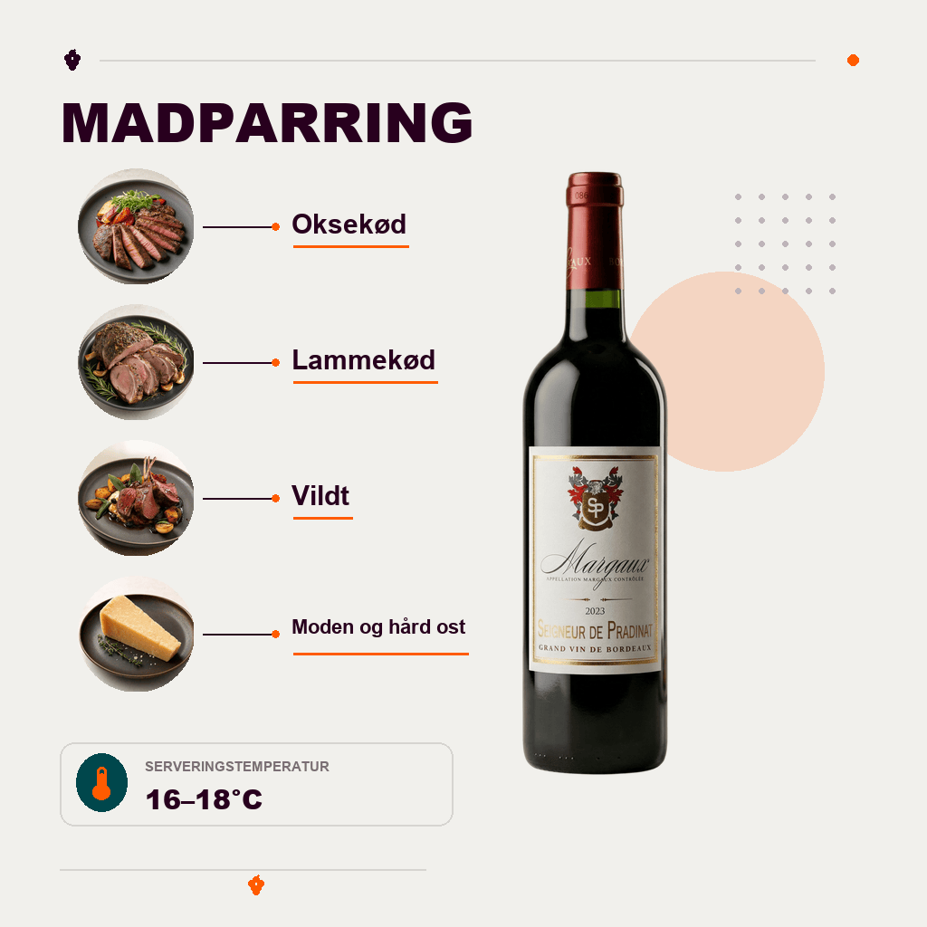 Seigneur de Paludate Rødvin Seigneur de Paludate Margaux Rouge 2023