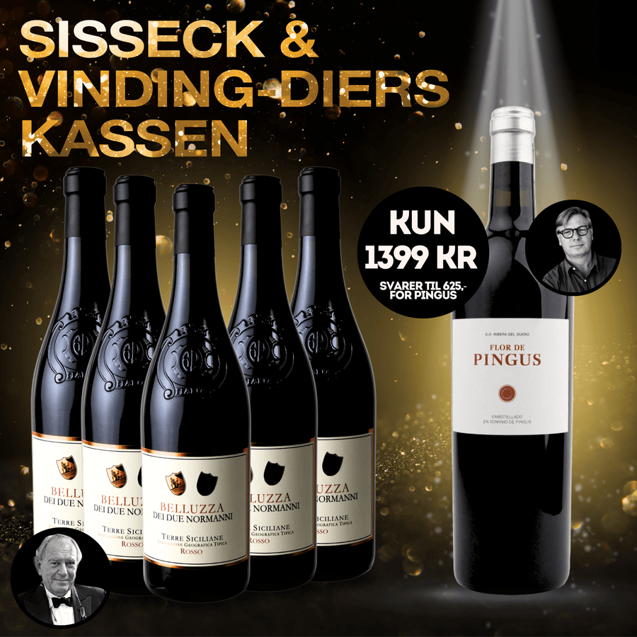 Den Sidste Flaske Rødvins Smagekasse Sisseck & Vinding-Diers Kassen