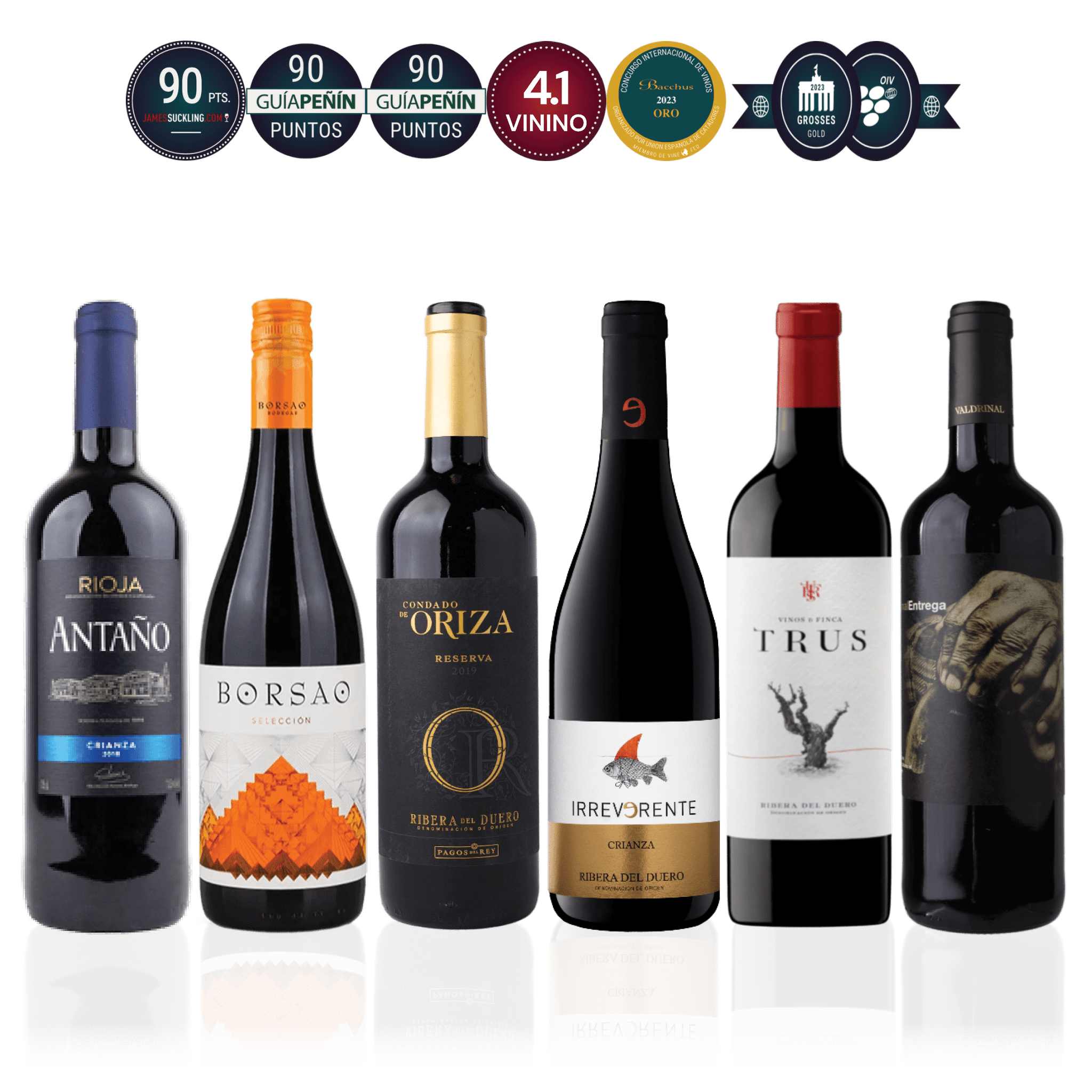 Den Sidste Flaske Rødvins Smagekasse Tempranillo Kassen (6 fl.)