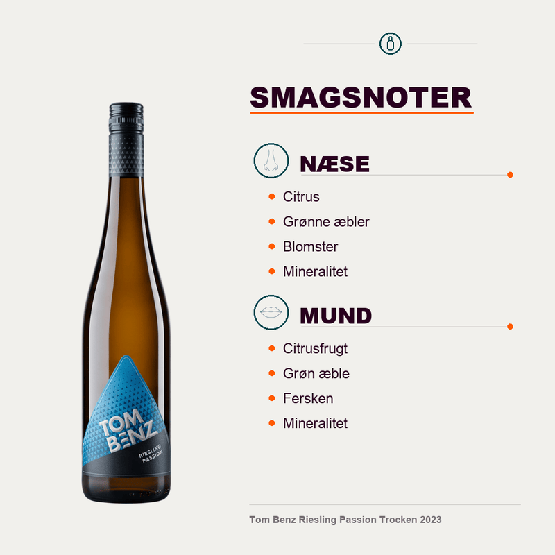 Weingut Tom Benz Hvidvin Tom Benz Riesling Passion Trocken 2023