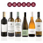 Den Sidste Flaske Hvidvins Smagekasse Vivino Top Rated Hvidvine (6 fl.)